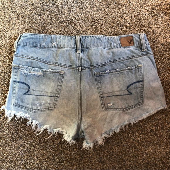 American Eagle Distressed Denim Shorts - Picture 2 of 6